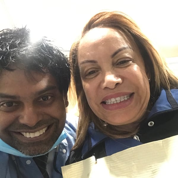 Patient happy with Esthetix Dental Spa