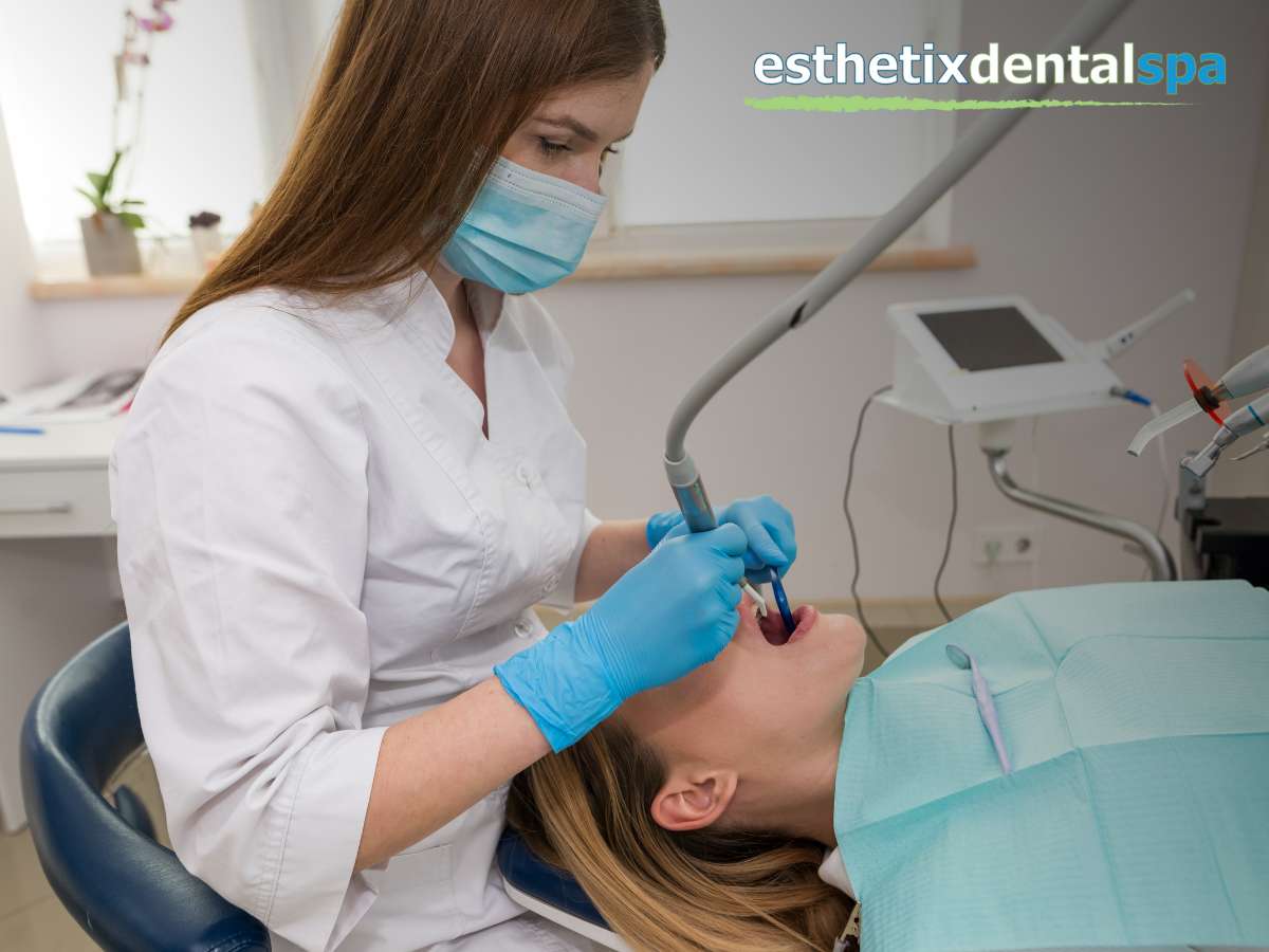 Washington Heights dentist giving Dental Cleaning